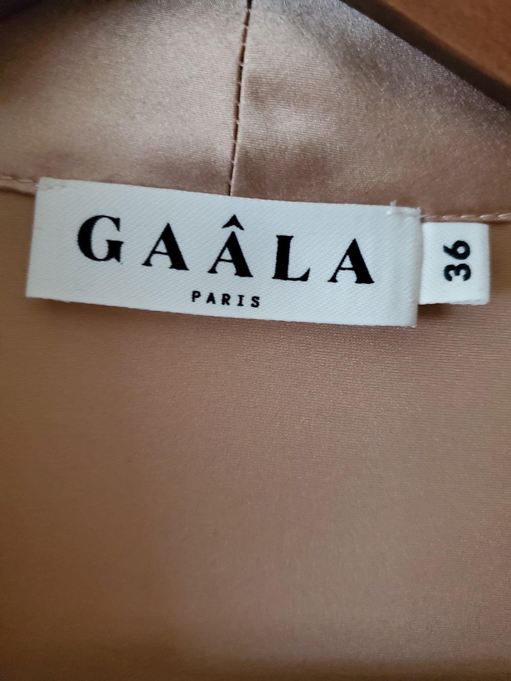 Gaâla Lena Silk Tie-Neck Blouse - Picture 7 of 9